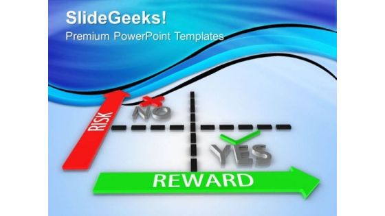 Loss Or Profit As Risk Or Reward In Business PowerPoint Templates Ppt Backgrounds For Slides 0313