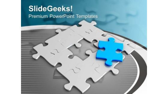 Lost Jigsaw Puzzles Business Solution PowerPoint Templates Ppt Backgrounds For Slides 0613