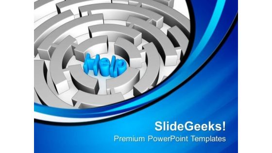 Lost Searching Solution PowerPoint Templates Ppt Backgrounds For Slides 0513