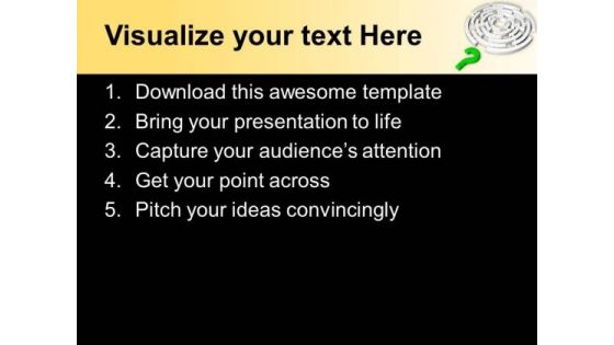 Lost The Way Business Concept PowerPoint Templates Ppt Backgrounds For Slides 0513