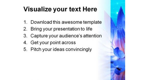 Lotus With Light Beauty PowerPoint Templates And PowerPoint Backgrounds 0311