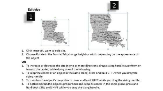 Louisiana PowerPoint Maps
