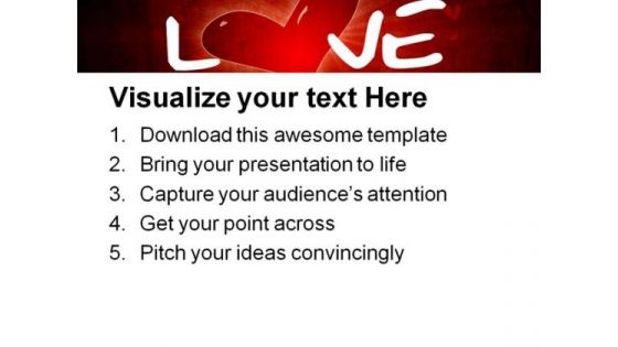 Love01 Wedding PowerPoint Template 0610