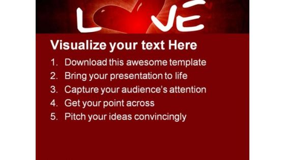Love01 Wedding PowerPoint Template 0610