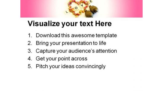 Love Birds Metaphor PowerPoint Templates And PowerPoint Backgrounds 0711