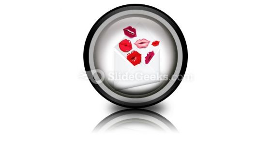 Love Mail PowerPoint Icon Cc