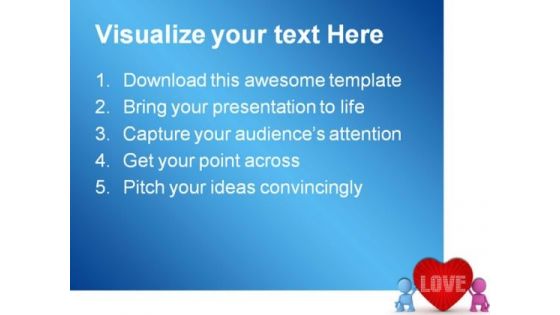 Love Peace Metaphor PowerPoint Themes And PowerPoint Slides 0511