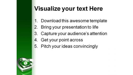 Love The Environment People PowerPoint Backgrounds And Templates 1210