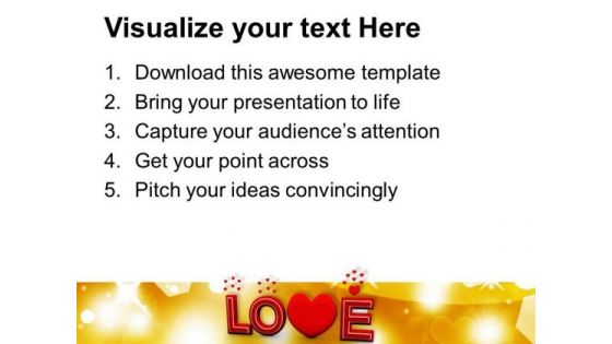 Love Valentines Background PowerPoint Templates Ppt Backgrounds For Slides 0213