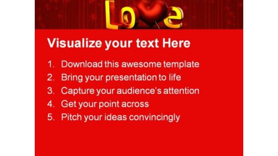 Love Wedding PowerPoint Templates And PowerPoint Backgrounds 0711