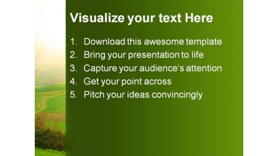 Luce Toscana Italy Nature PowerPoint Themes And PowerPoint Slides 0711