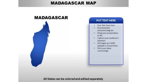 Madagscar PowerPoint Maps