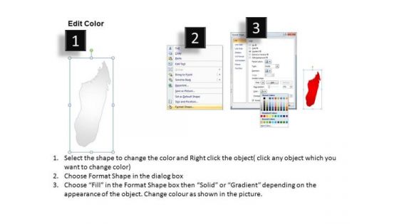 Madagscar PowerPoint Maps