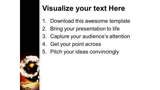 Magic Lamp Beauty PowerPoint Templates And PowerPoint Themes 0712