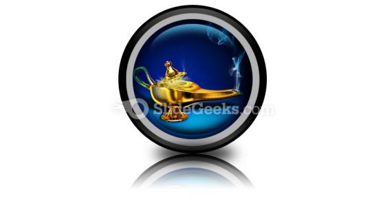 Magic Lamp PowerPoint Icon Cc