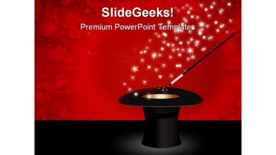 Magic Wand Festival PowerPoint Template 0910