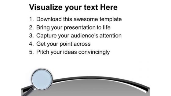 Magnify All Issues PowerPoint Templates Ppt Backgrounds For Slides 0813