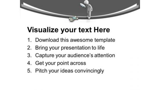 Magnify Glass With Notes PowerPoint Templates Ppt Backgrounds For Slides 0713