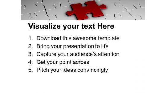 Magnify The Business Solution PowerPoint Templates Ppt Backgrounds For Slides 0613