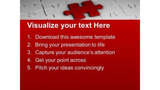 Magnify The Business Solution PowerPoint Templates Ppt Backgrounds For Slides 0613