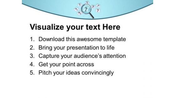 Magnify The Issue In Business PowerPoint Templates Ppt Backgrounds For Slides 0613