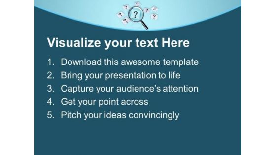 Magnify The Issue In Business PowerPoint Templates Ppt Backgrounds For Slides 0613