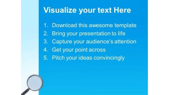 Magnifying Concepts Of Business Approach PowerPoint Templates Ppt Backgrounds For Slides 0413