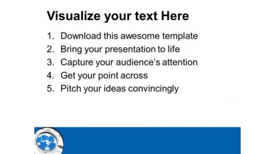 Magnifying Glass Showing Problem PowerPoint Templates Ppt Backgrounds For Slides 0413