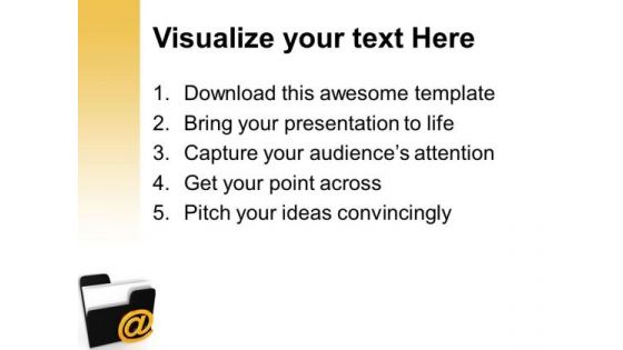 Mail Folder Business PowerPoint Templates And PowerPoint Themes 1012
