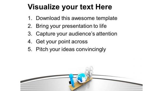 Maintain A Global Relation Client PowerPoint Templates Ppt Backgrounds For Slides 0613