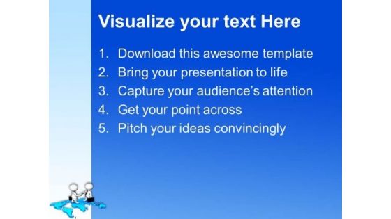 Maintain A Global Relation PowerPoint Templates Ppt Backgrounds For Slides 0613