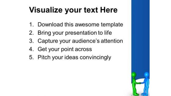 Maintain A Good Relation For Business PowerPoint Templates Ppt Backgrounds For Slides 0613