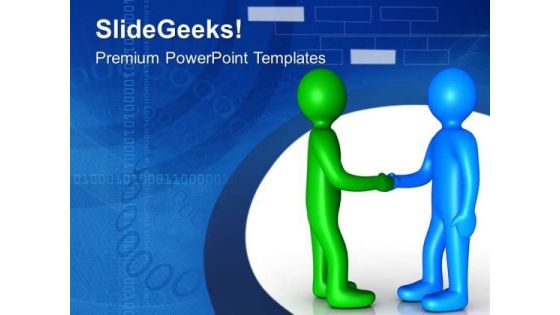 Maintain A Good Relation For Business PowerPoint Templates Ppt Backgrounds For Slides 0613