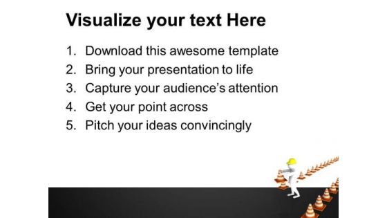Maintain A Road Safety PowerPoint Templates Ppt Backgrounds For Slides 0613