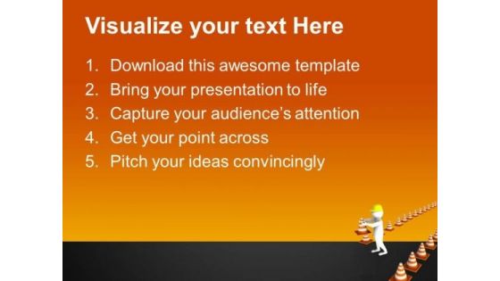 Maintain A Road Safety PowerPoint Templates Ppt Backgrounds For Slides 0613