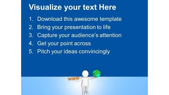 Maintain Balance With Global Market By Internet PowerPoint Templates Ppt Backgrounds For Slides 0613