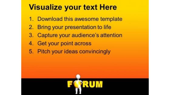 Maintain Forum To Solve Problems PowerPoint Templates Ppt Backgrounds For Slides 0513