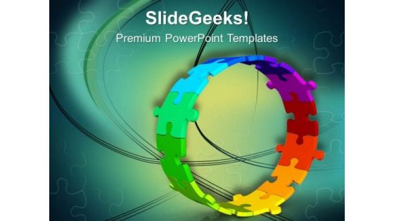 Maintain The Circle For Business Growth PowerPoint Templates Ppt Backgrounds For Slides 0513