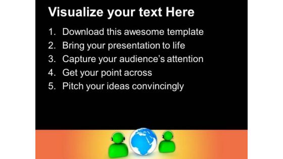 Maitain Global Communication PowerPoint Templates Ppt Backgrounds For Slides 0513