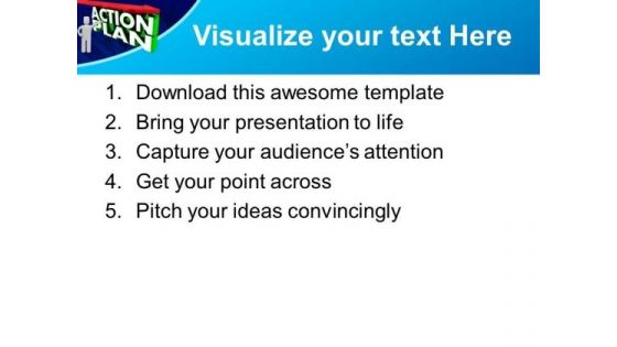 Make A Action Plan For Business PowerPoint Templates Ppt Backgrounds For Slides 0513