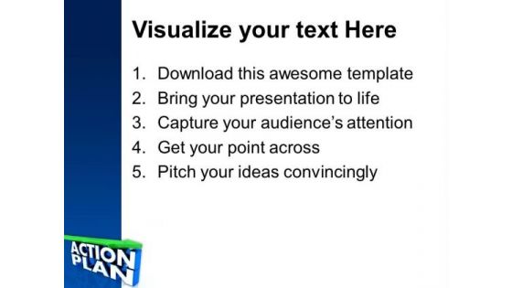 Make A Action Plan For Success PowerPoint Templates Ppt Backgrounds For Slides 0613