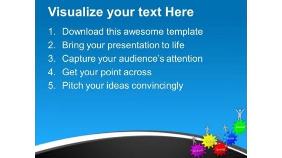 Make A Attitude And Vision For Success PowerPoint Templates Ppt Backgrounds For Slides 0713