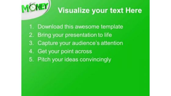 Make A Balance In Money And Time PowerPoint Templates Ppt Backgrounds For Slides 0413