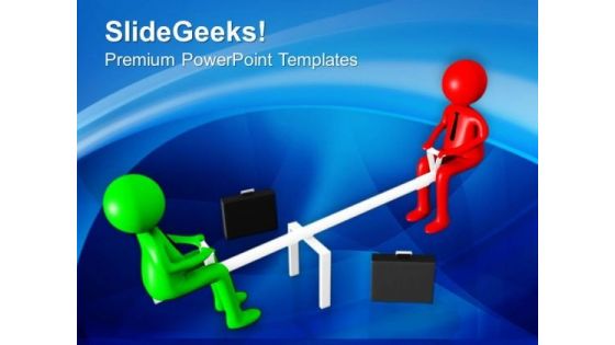 Make A Balanced Relation With Clients PowerPoint Templates Ppt Backgrounds For Slides 0613