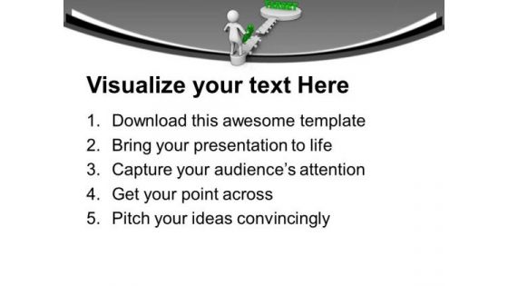 Make A Bridge For Achieving Target PowerPoint Templates Ppt Backgrounds For Slides 0713