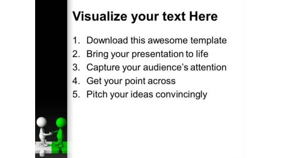 Make A Bridge With Clients Relation PowerPoint Templates Ppt Backgrounds For Slides 0713