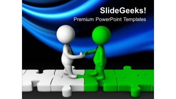 Make A Bridge With Clients Relation PowerPoint Templates Ppt Backgrounds For Slides 0713