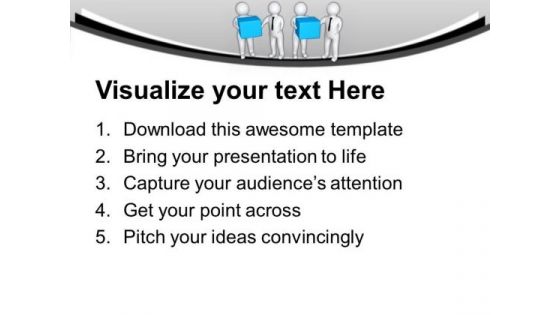 Make A Chain For Work Flow PowerPoint Templates Ppt Backgrounds For Slides 0613