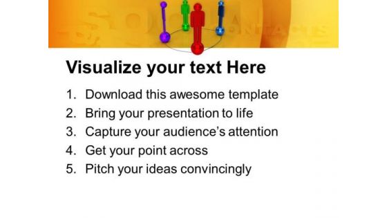 Make A Circle With Unique Position PowerPoint Templates Ppt Backgrounds For Slides 0713