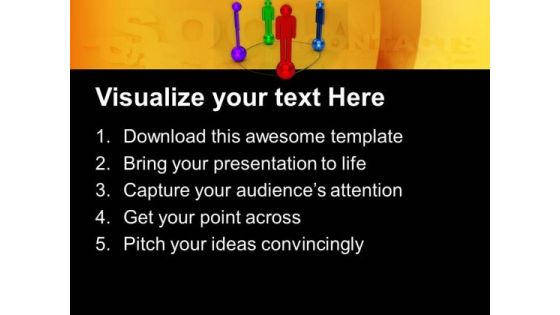 Make A Circle With Unique Position PowerPoint Templates Ppt Backgrounds For Slides 0713